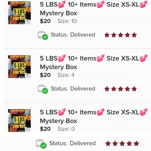 5 LBS💕 10+ Items💕 Size XS-XL💕 Mystery Box - Picture 2 of 14